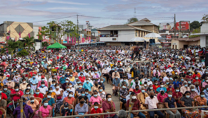 විසඳුමට පෙළ ගැසෙන ජන බල රැළිය තංගල්ලේ දී (වීඩියෝ)