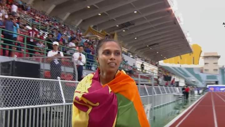 නදීශා රාමනායකගෙන් ආසියානු මළල ක්‍රීඩා තරගාවලියේ පළමු රන් පදක්කම මව්බිමට