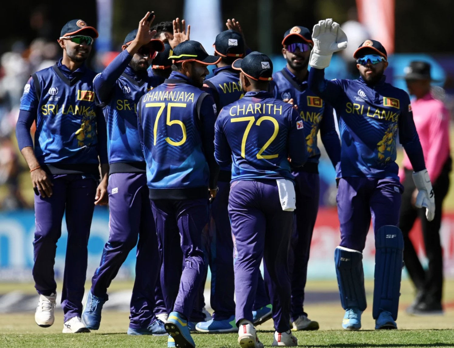 ශ්‍රී ලංකා කණ්ඩායමට ලකුණු 128ක සුපිරි ජයක්