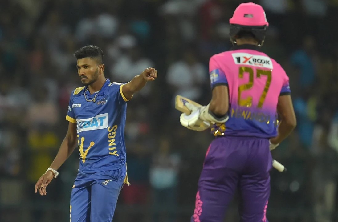 Lyca’s Jaffna Kings කණ්ඩායමට ලකුණු 147ක ඉලක්කයක් Lyca’s Jaffna Kings කණ්ඩායමට ලකුණු 147ක ඉලක්කයක්