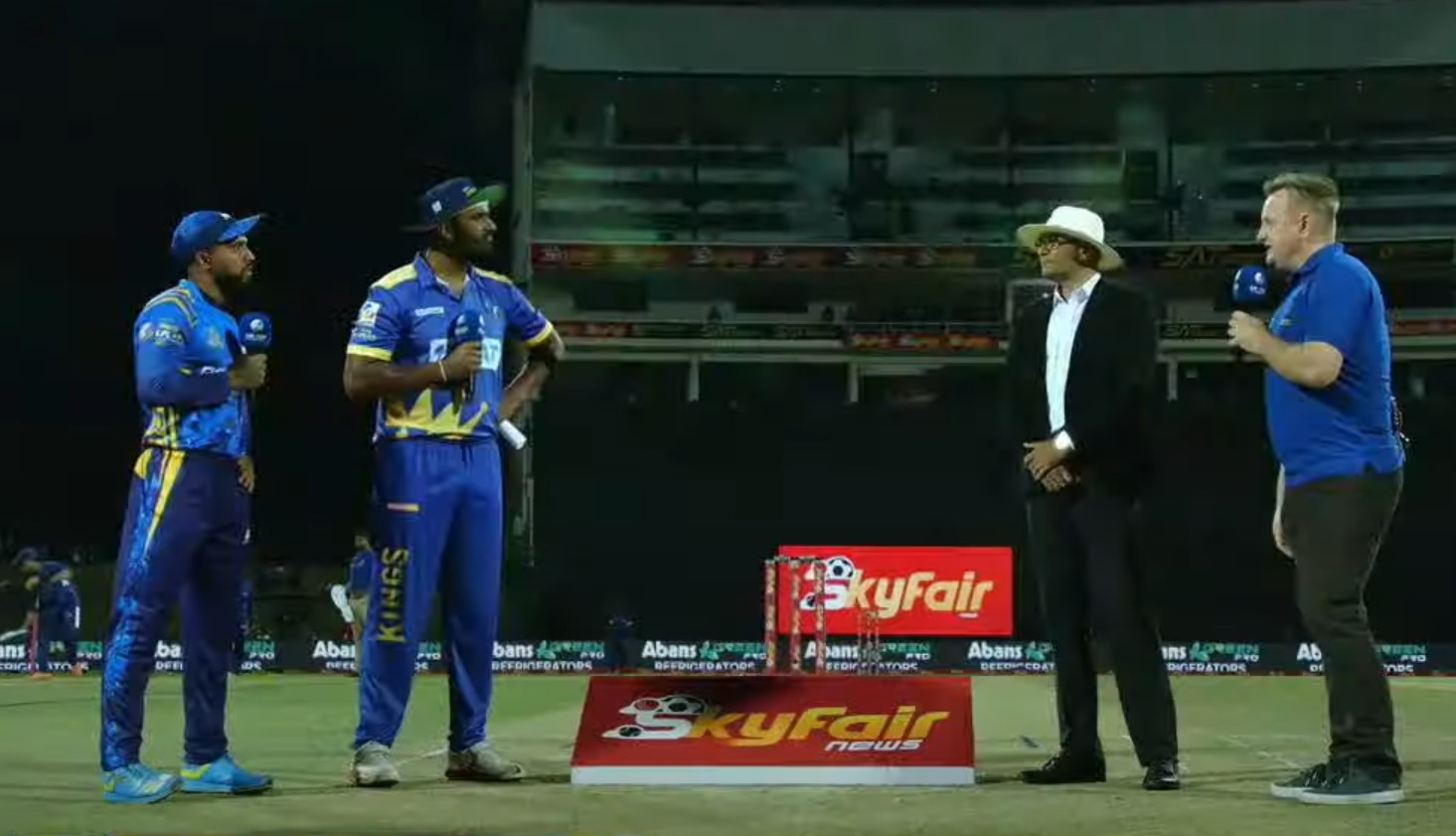 කාසියේ වාසිය දිනූ Lyca’s Jaffna Kings පන්දු රැකීමට තීරණය කරයි