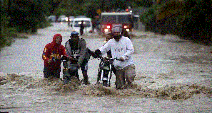 ඩොමිනිකන් ජනරජයට අයත් ප්‍රදේශවලට සති අන්තයේ බල පෑ අධික වර්ෂාපතනයෙන් 21ක් මරුට