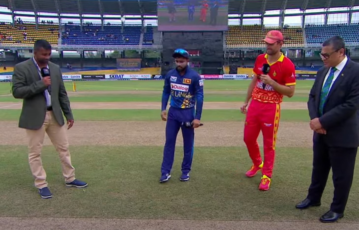 කාසියේ වාසිය සිම්බාබ්වේ කණ්ඩායමට