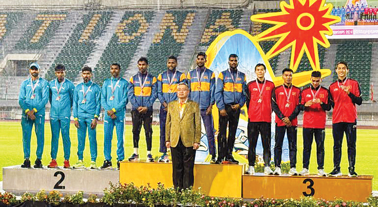 පිරිමි සහය දිවීමේ කණ්ඩායම රන් පදක්කම දිනයි