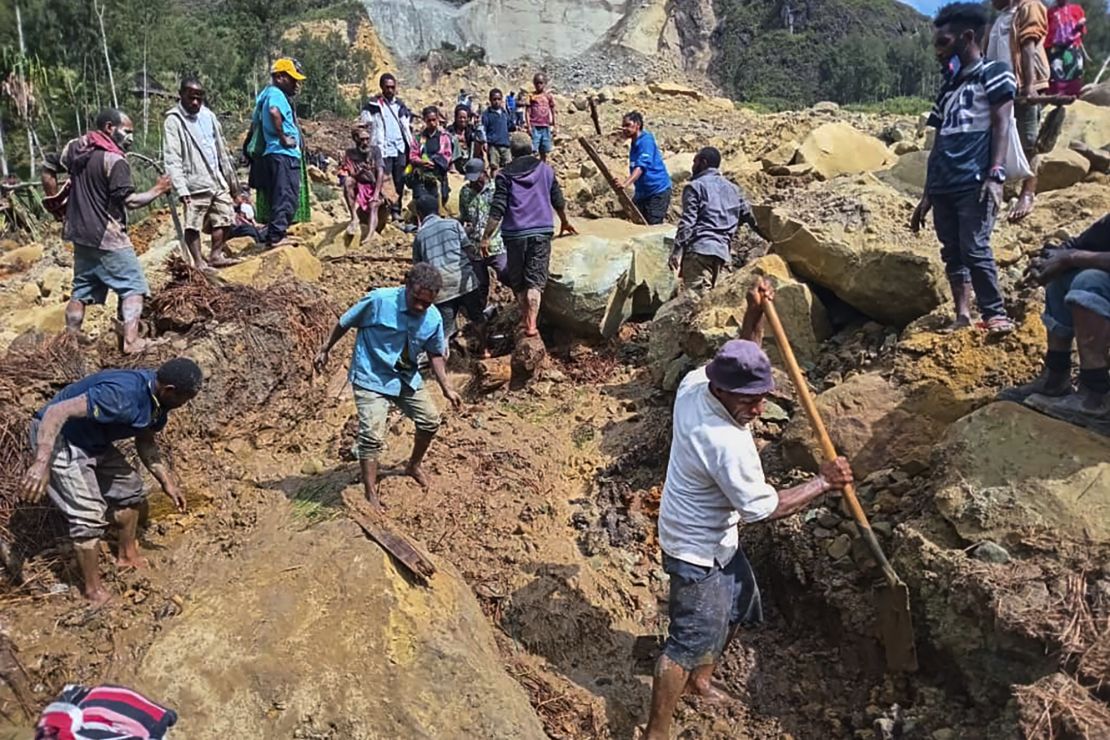 පැපුවා නිව්ගිනියාවේ නාය යෑමෙන් දහස් ගණනක් අතුරුදන්