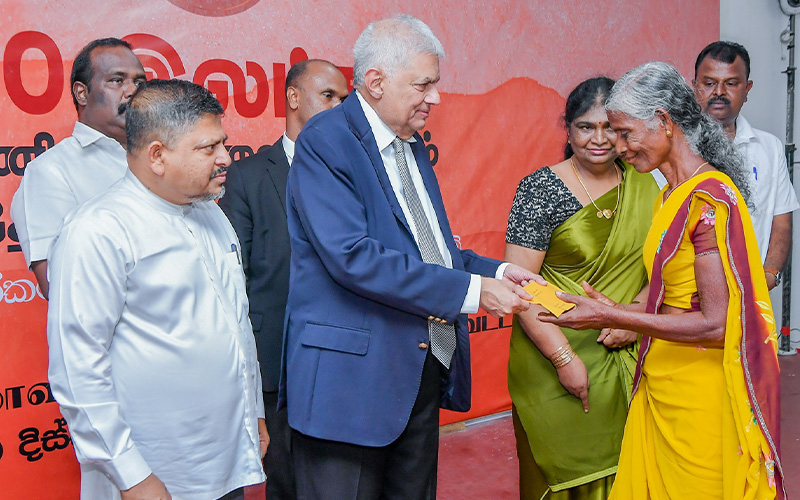 උරුමය වැඩසටහනින් මන්නාරම ජනතාවට ඉඩම් ඔප්පු 5,000ක්