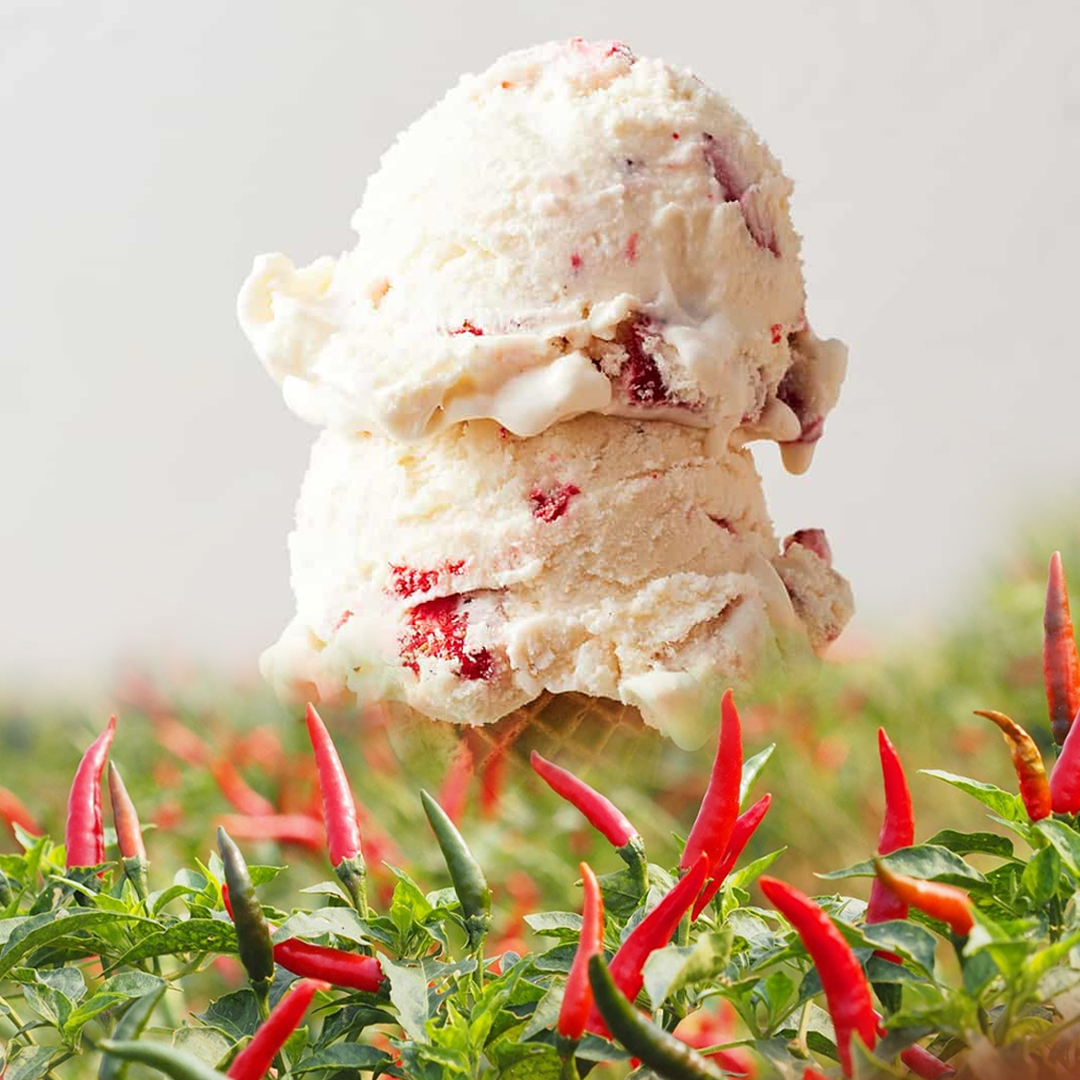 මිරිස්වලින් හැදුණු අයිස්ක්‍රීම්