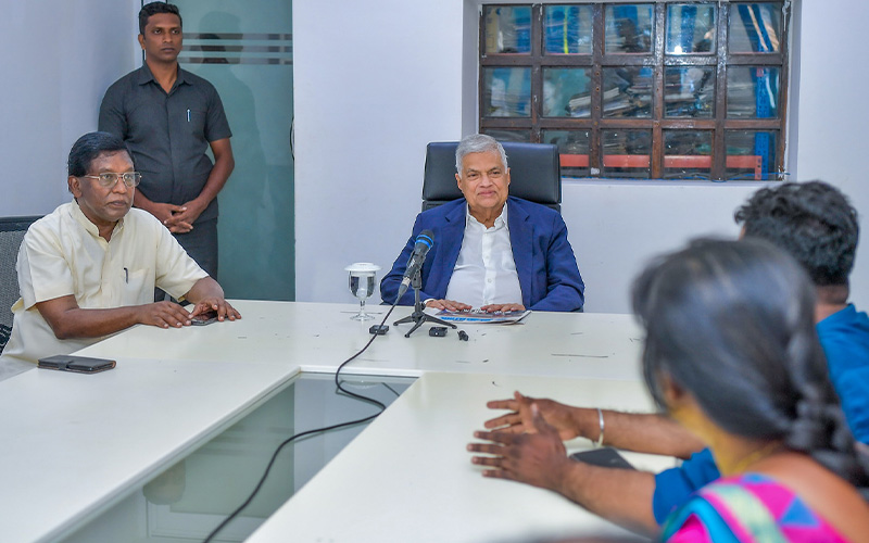 ජනවාර්ගික ගැටලුව ගැන ජනපතිගේ ස්ථාවරය