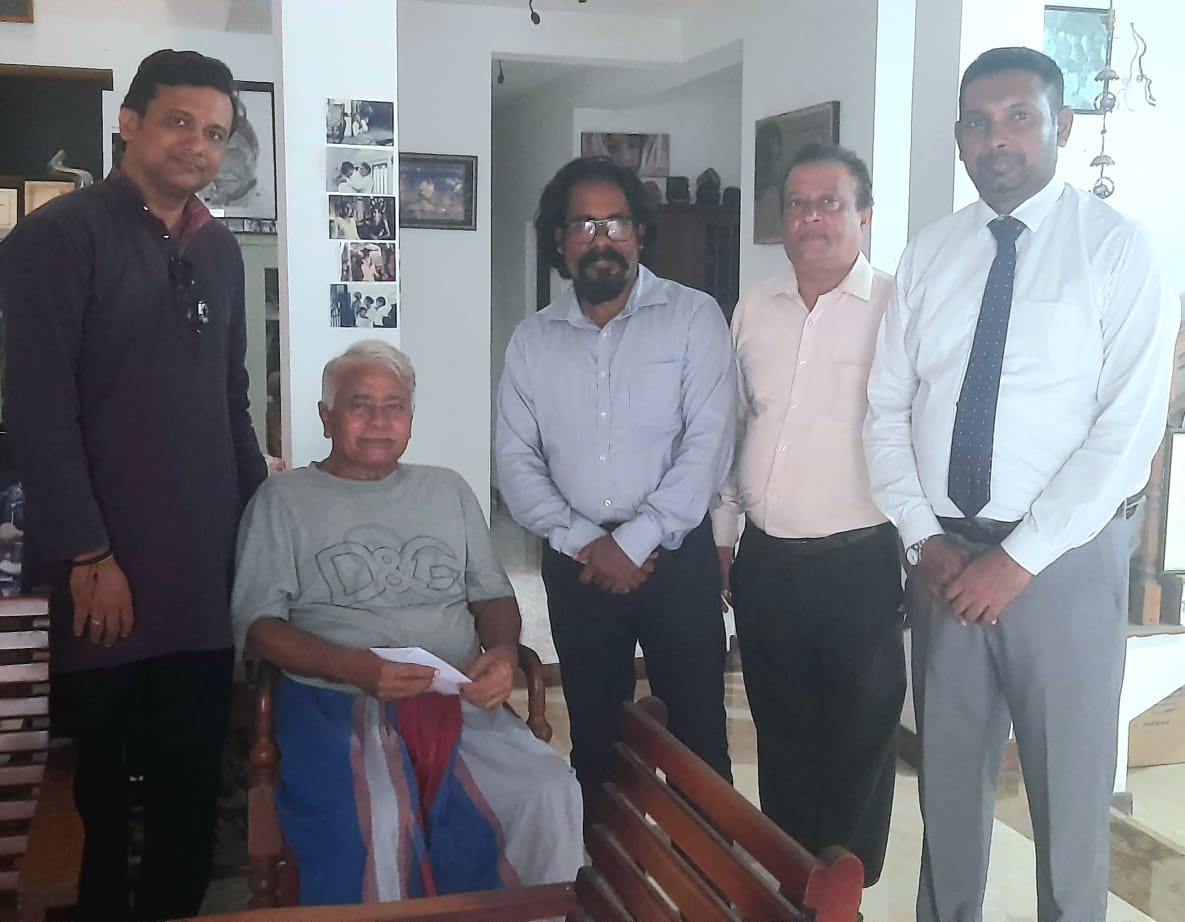 ප්‍රවීණ නාට්‍යවේදී ධර්මසිරි බණ්ඩාරනායක මහතාට මාසිකව විශ්‍රාම දීමනාවක්