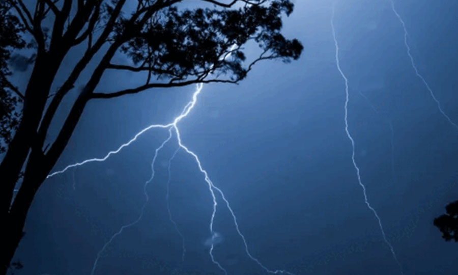 ප්‍රබල අකුණු ගැන කාලගුණයෙන් අනතුරු ඇඟවීමක්