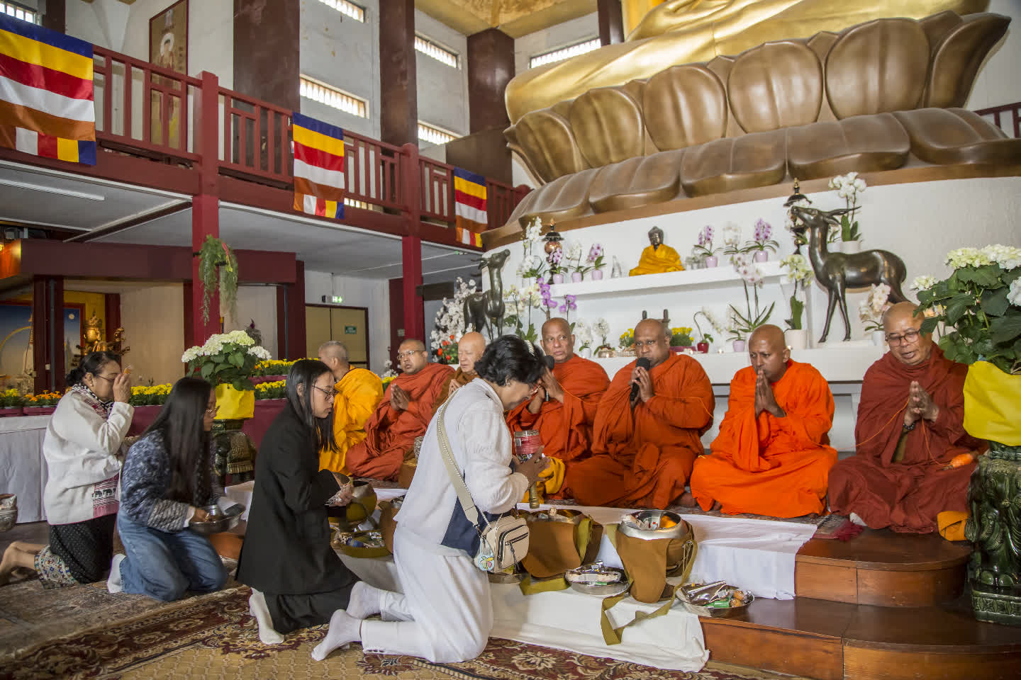 ප්‍රංශයේ පැරිස් නුවර වෙසක් පිංකම් මාලාවක්
