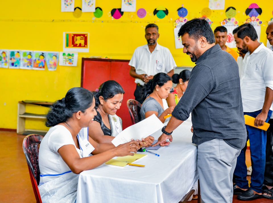 ජනපති, ඡන්දය ප්‍රකාශ කරයි