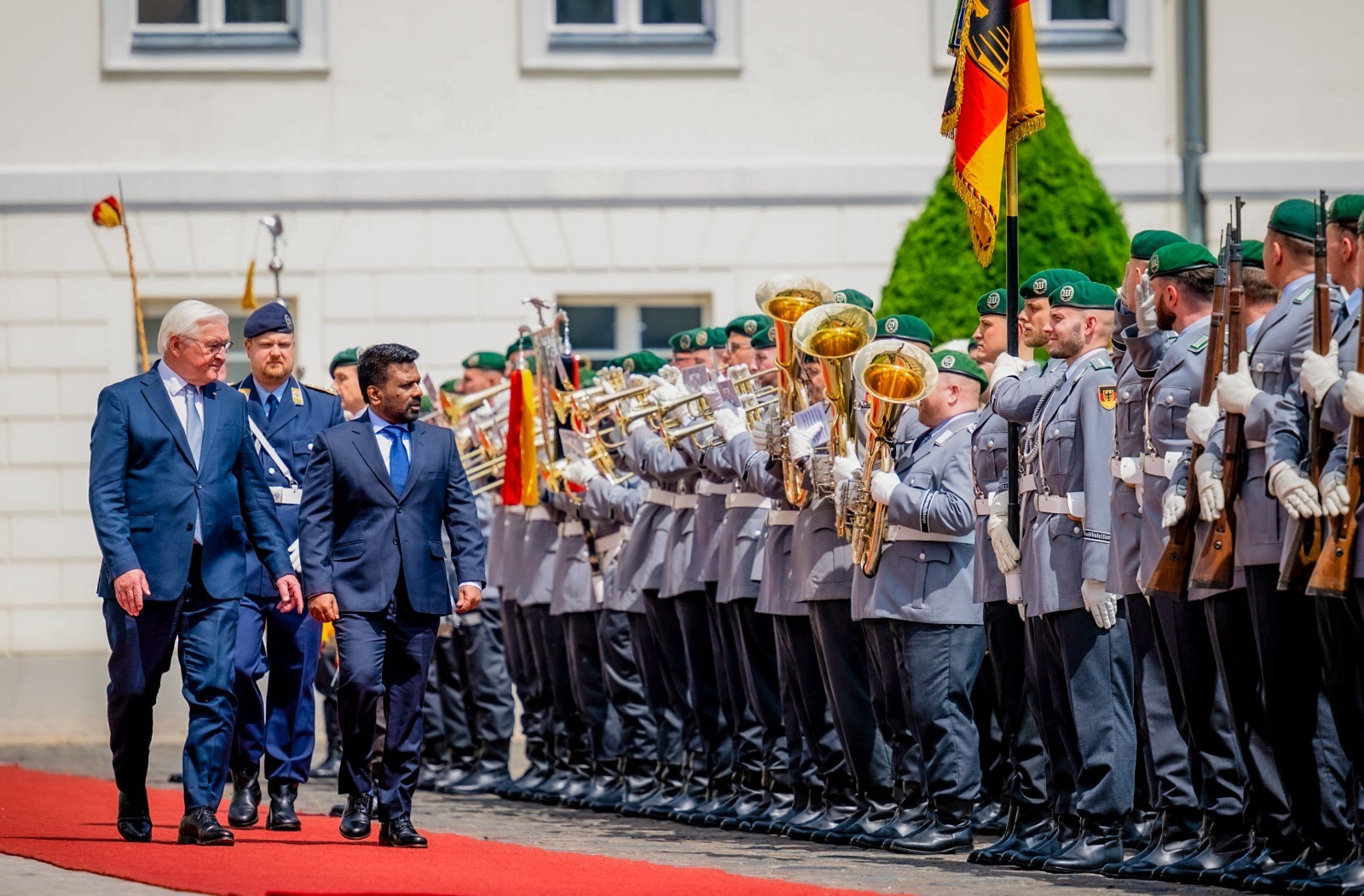 ජනපති අනුරට ජර්මනියේ දී රාජ්ය ගෞරව සහිත පිළිගැනීමක් ජනපති අනුරට ජර්මනියේ දී රාජ්ය ගෞරව සහිත පිළිගැනීමක්