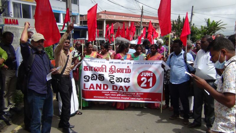 ඉඩම් අයිතිය ඉල්ලා හැටන් සහ යාපනයේ විරෝධතා ඉඩම් අයිතිය ඉල්ලා හැටන් සහ යාපනයේ විරෝධතා