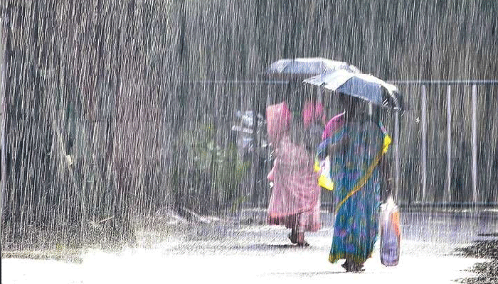 ප්‍රදේශ කිහිපයකට වැසි