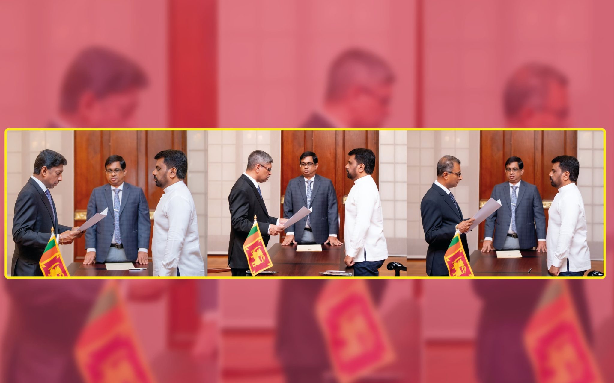 නව අභියාචනාධිකරණ සභාපතිවරයකු සහ මහාධිකරණ විනිසුරුවරුන් දෙදෙනෙක් දිවුරුම් දෙයි නව අභියාචනාධිකරණ සභාපතිවරයකු සහ මහාධිකරණ විනිසුරුවරුන් දෙදෙනෙක් දිවුරුම් දෙයි