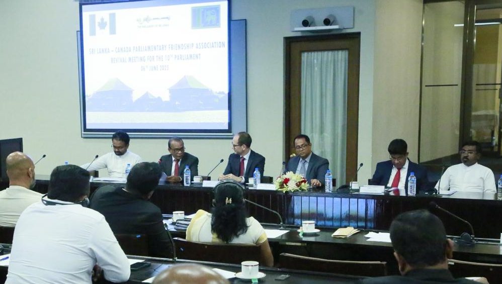 ශ්රී ලංකා – කැනඩා පාර්ලිමේන්තු මිත්රත්ව සංගමයේ සභාපති ධුරයට අමාත්ය අනුර කරුණාතිලක ශ්රී ලංකා – කැනඩා පාර්ලිමේන්තු මිත්රත්ව සංගමයේ සභාපති ධුරයට අමාත්ය අනුර කරුණාතිලක