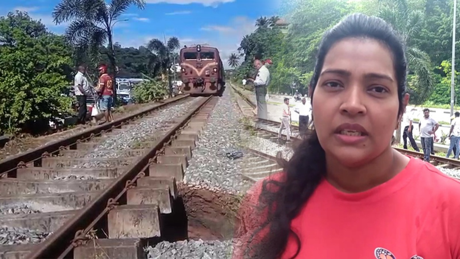 චම්පිකා විජේරත්න නිසා දුම්රිය අනතුරක් වැළකේ චම්පිකා විජේරත්න නිසා දුම්රිය අනතුරක් වැළකේ