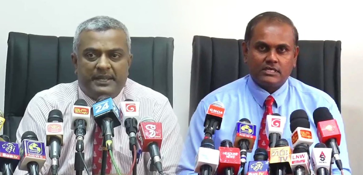 GMOA නව සභාපති විශේෂඥ වෛද්ය සංජීව තෙන්නකෝන් – නව ලේකම් විශේෂඥ වෛද්ය ප්රභාත් සුගතදාස GMOA නව සභාපති විශේෂඥ වෛද්ය සංජීව තෙන්නකෝන් – නව ලේකම් විශේෂඥ වෛද්ය ප්රභාත් සුගතදාස