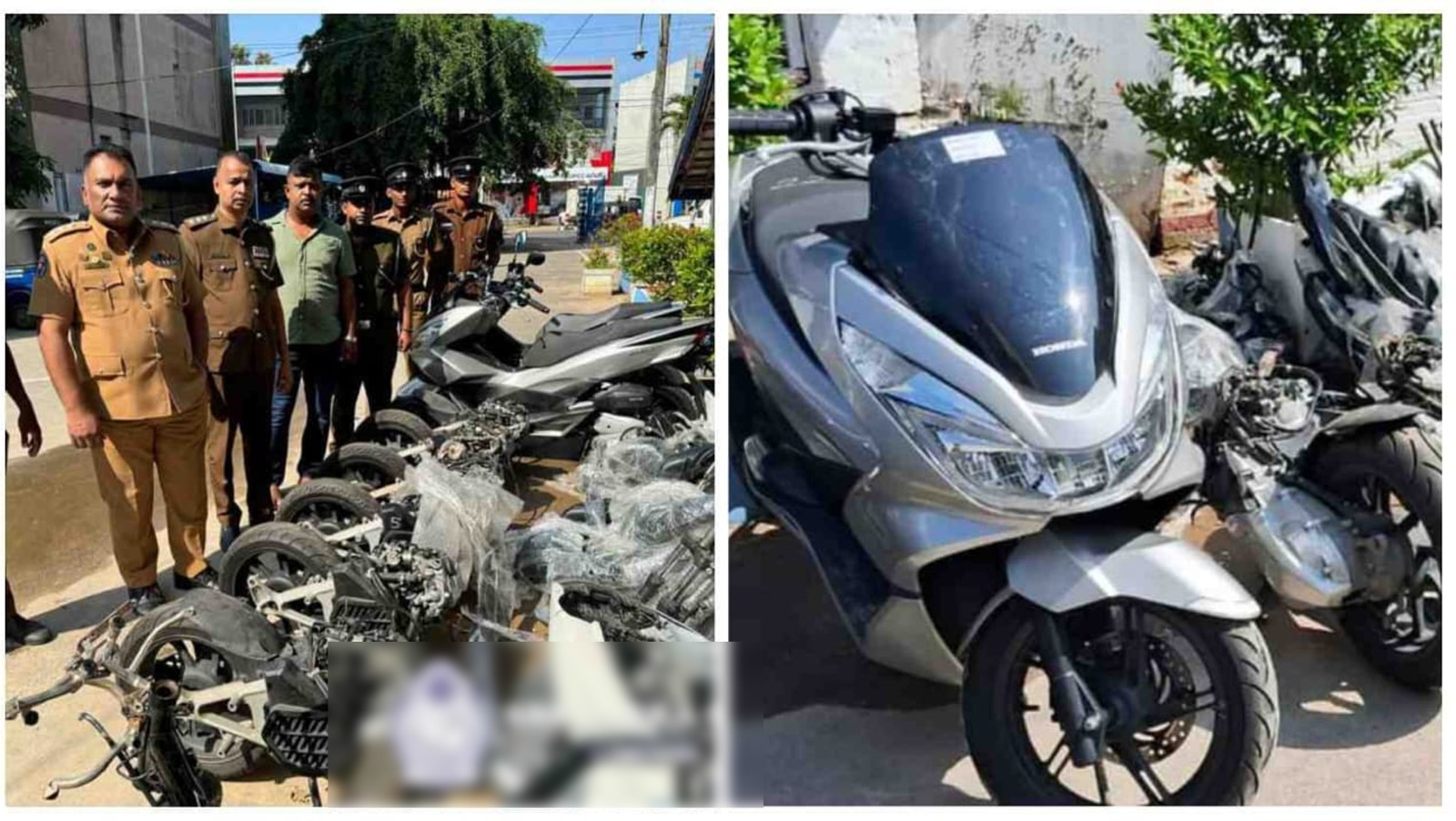 කෝටි 22 ක නීති විරෝධී යතුරු පැදි හම්බන්තොටින් මතුවේ