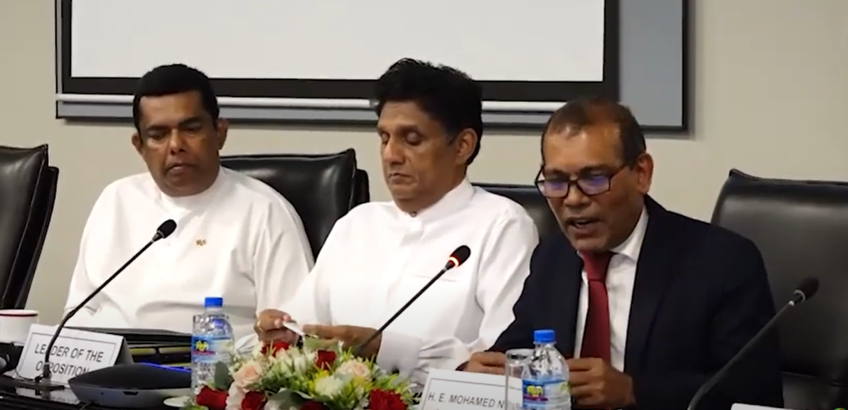 ශ්රී ලංකාව දැඩි දේශගුණික අවාදනම්වලට මුහුණ දීමට සිදුවෙනවා – විපක්ෂ නායක සජිත් ප්රේමදාස ශ්රී ලංකාව දැඩි දේශගුණික අවාදනම්වලට මුහුණ දීමට සිදුවෙනවා – විපක්ෂ නායක සජිත් ප්රේමදාස