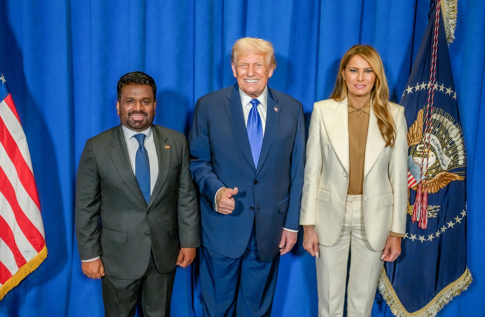 එ.ජා. මහා මණ්ඩල සැසිය අතර ජනපති අනුර – ට්‍රම්ප් මුණ ගැසේ