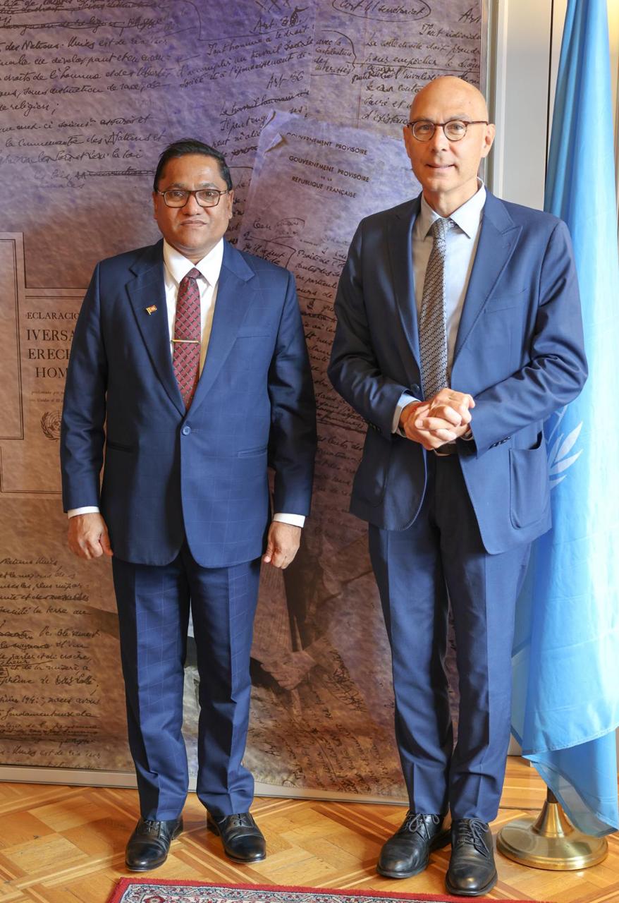 විදේශ අමාත්ය විජිත හේරත් ජිනීවා සංචාරය නිම කරයි විදේශ අමාත්ය විජිත හේරත් ජිනීවා සංචාරය නිම කරයි