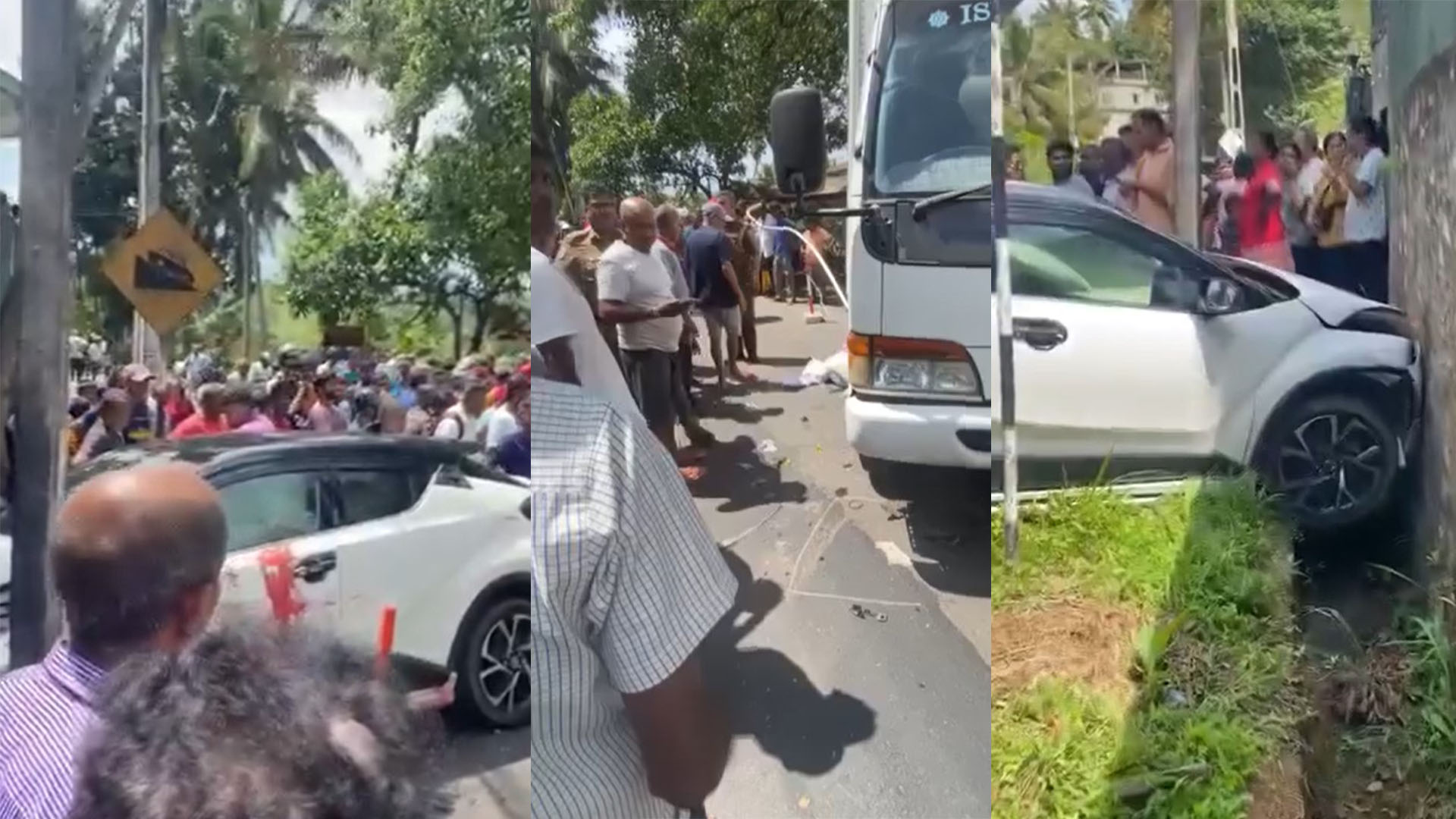 ගම්පොල රිය අනතුරකින් සිල් සමාදන් වූ කාන්තාවන් 3 ක් මරුට