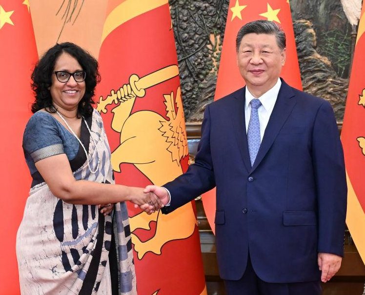 චීනය හා ශ්රී ලංකාව අතර සාම්ප්රදායික මිතුදම කිසිදා බිඳින්නේ නැහැ – චීන ජනපති ෂී ජින්පිං චීනය හා ශ්රී ලංකාව අතර සාම්ප්රදායික මිතුදම කිසිදා බිඳින්නේ නැහැ – චීන ජනපති ෂී ජින්පිං