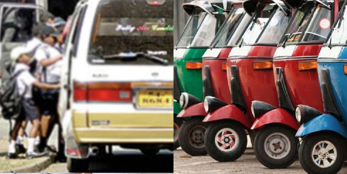 ත්‍රිරෝද රථ, පාසල් ප්‍රවාහනය ඇතුළු කුලී රථ නියාමනයට සැලසුම්