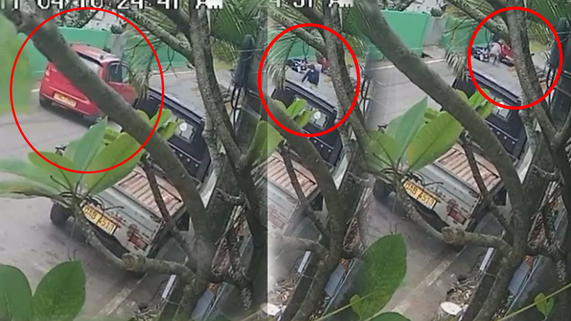 අම්බලන්ගොඩ ඊයේ වෙඩිතැබීමේ සිද්ධියේ  CCTV දර්ශන එළියට (CCTV VIDEO)