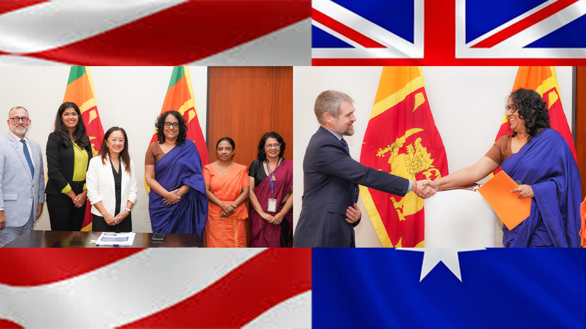 ඔස්ට්‍රේලියා – ඇමරිකා තානාපතිවරුන් අග්‍රාමාත්‍ය ආචාර්ය හරිනි සමග සාකච්ඡා