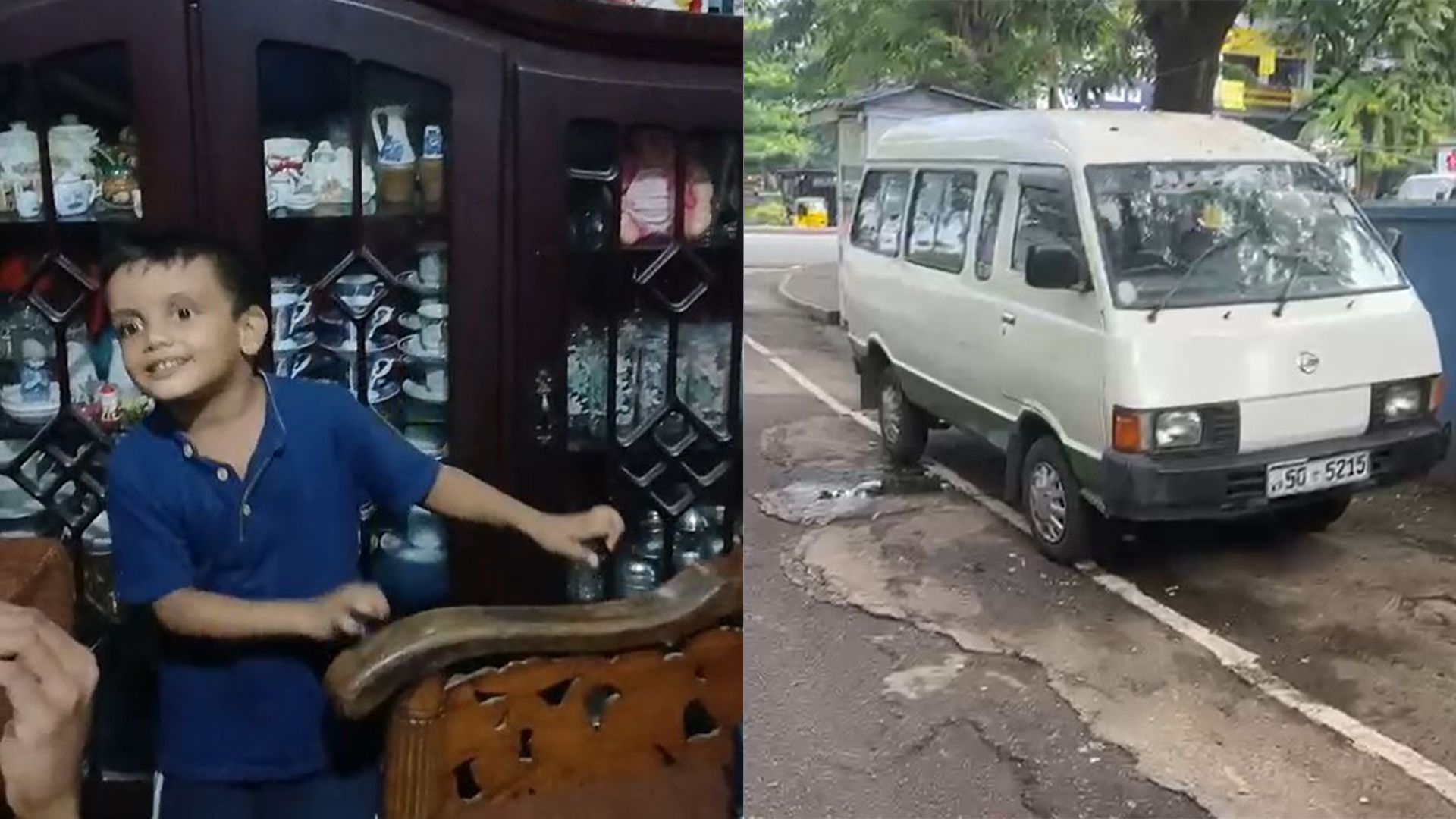 මාලිගාවත්තේ දී වෑන් රථයක ගැටුණ 5 හැවිරිදි දරුවෙක් මරුට