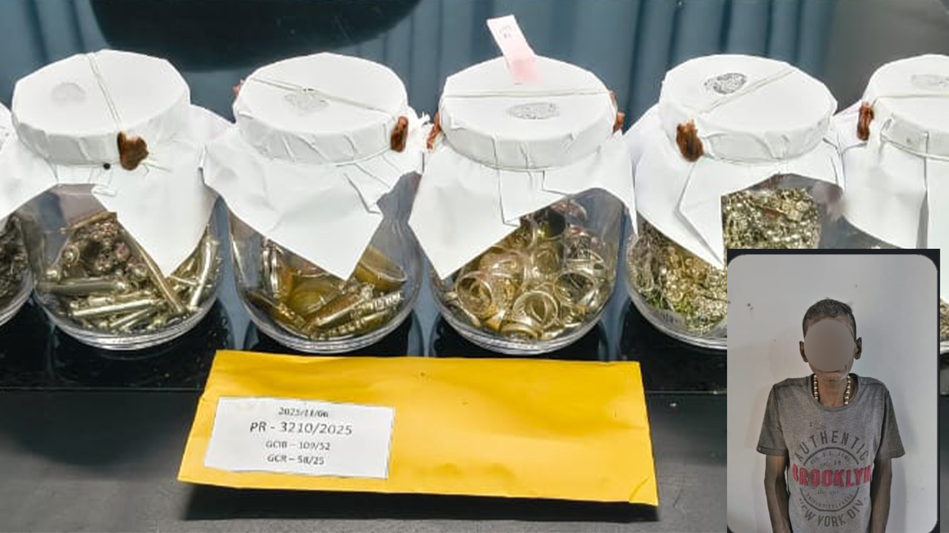 කුඩු බොන්න  හෙට්ටිවීදියේ  රන් බඩු ඉස්සූ හොරෙක් අත්අඩංගුවට