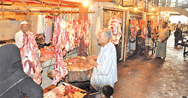 ආපදා තත්ත්වය නිසා සතියක් මස් විකිණීම තහනම් ආපදා තත්ත්වය නිසා සතියක් මස් විකිණීම තහනම්